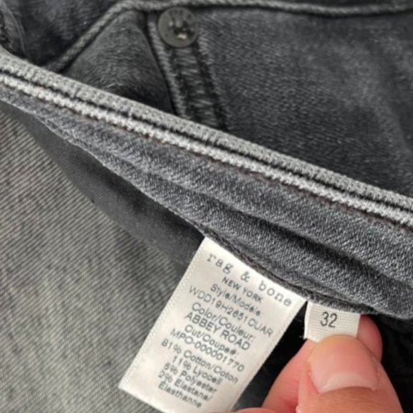 Rag & Bone Denim Cropped Skinny Jeans - Picture 9 of 11